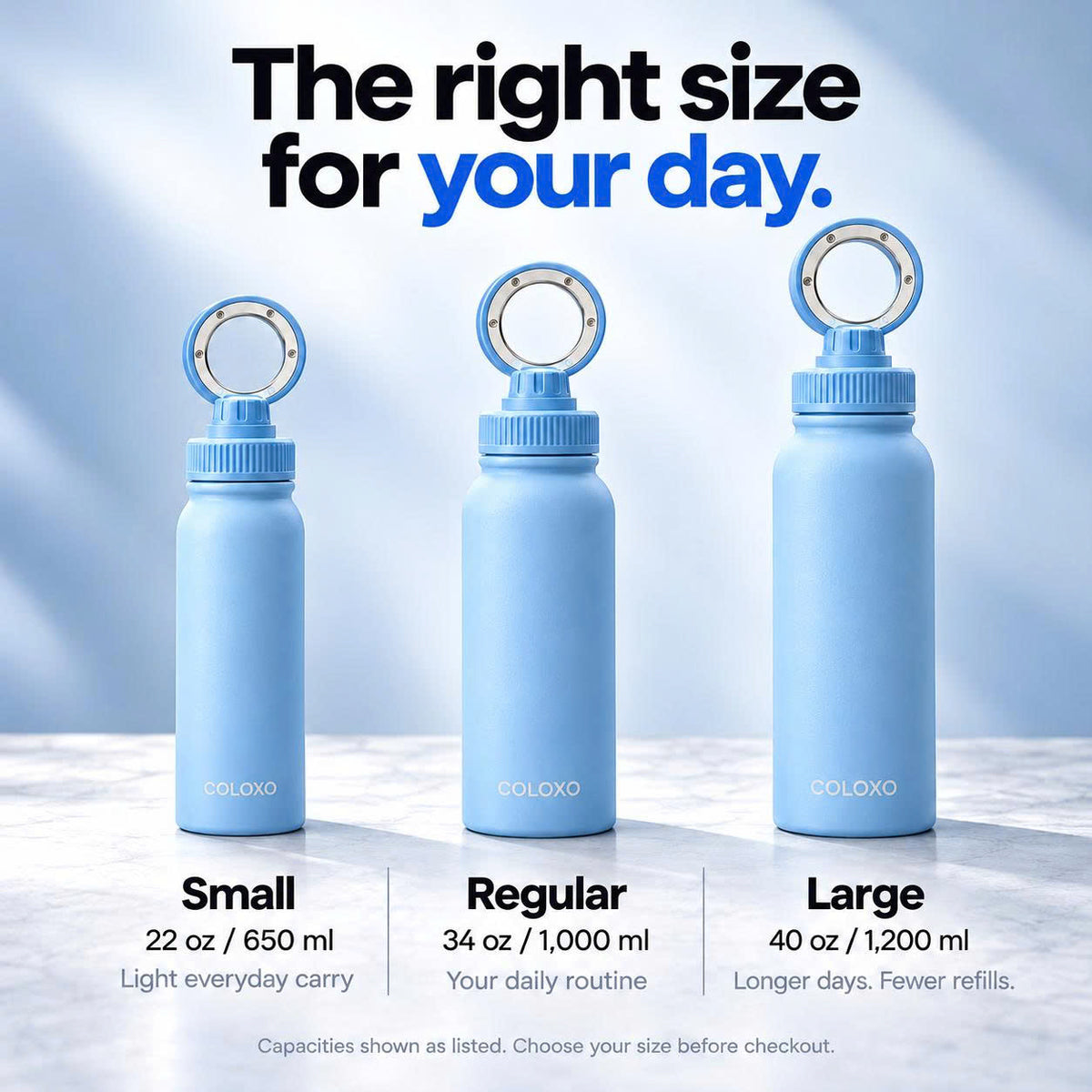 COLOXO™ 3-in-1 Magnetic Water Bottle