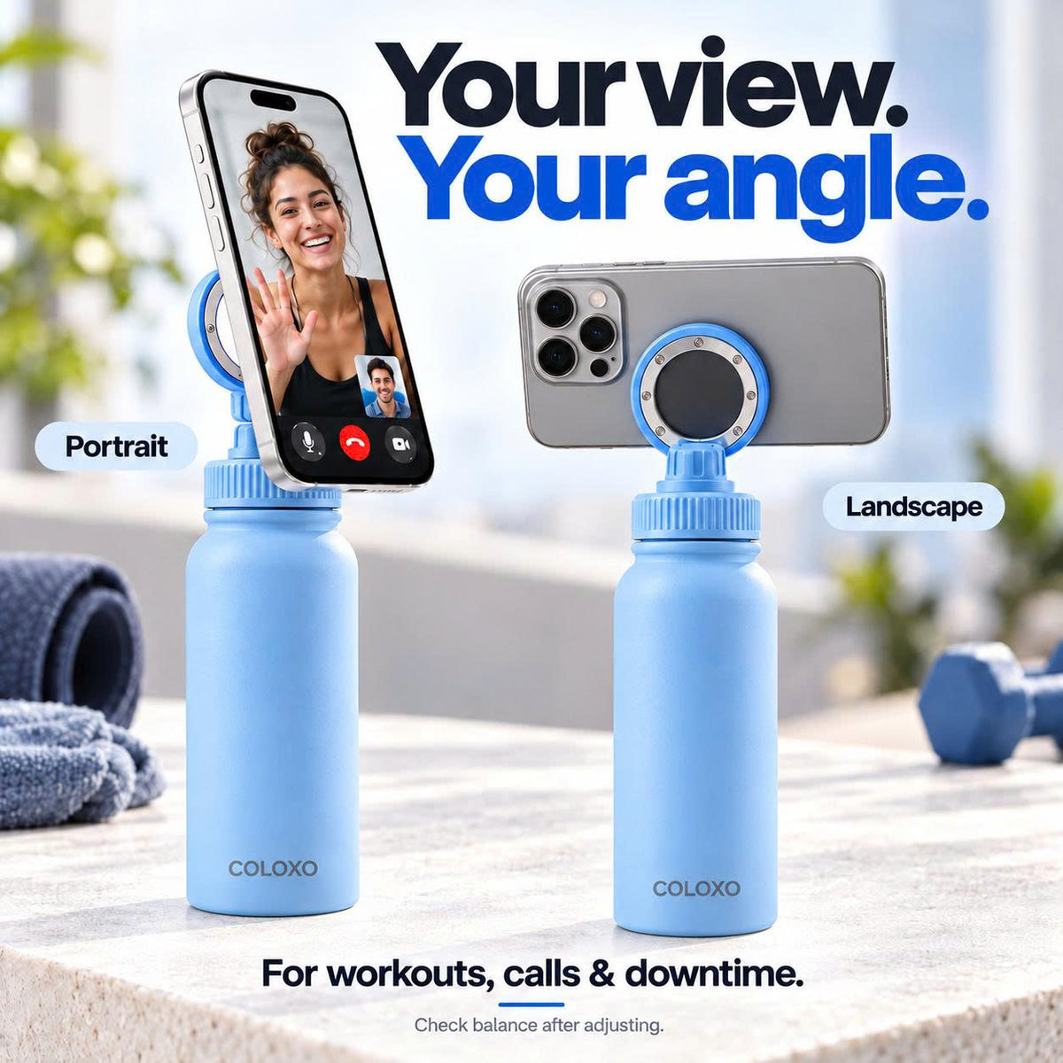 COLOXO™ 3-in-1 Magnetic Water Bottle